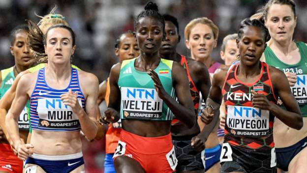 IAAF World Championships 2023: Sixth-placed Laura Muir as Faith Kipyegon wins third title